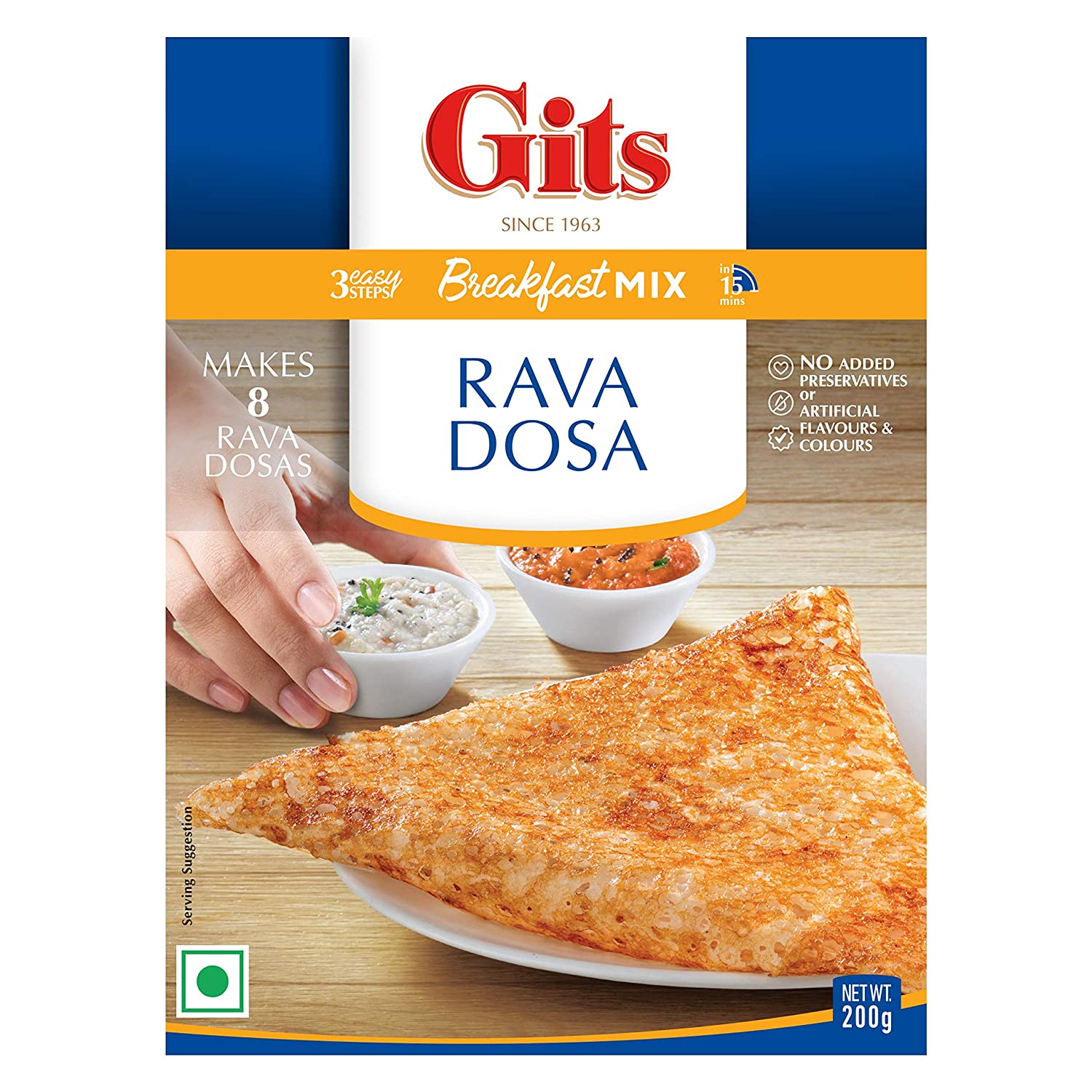 Gits Rava Dosa Mix 200GM