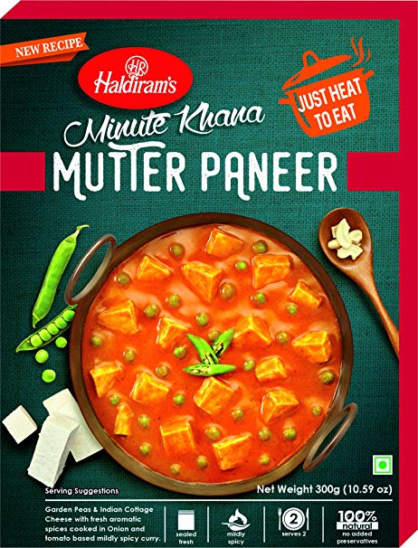 Haldiram Ready-To-Eat Mutter Paneer, 300g