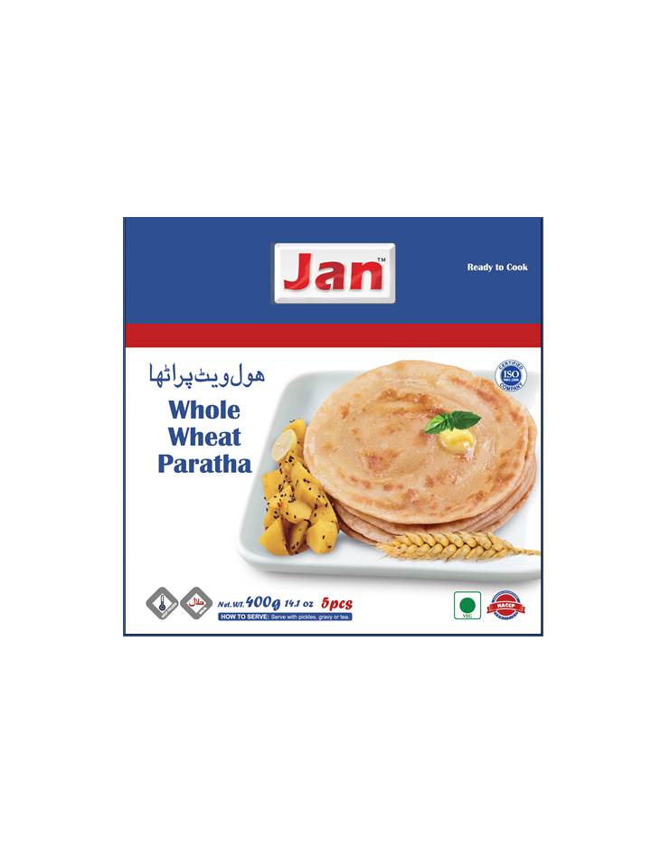 Jan whole wheat Paratha 400g