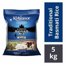 Kohinoor Traditional Basmati Rice, 5KG