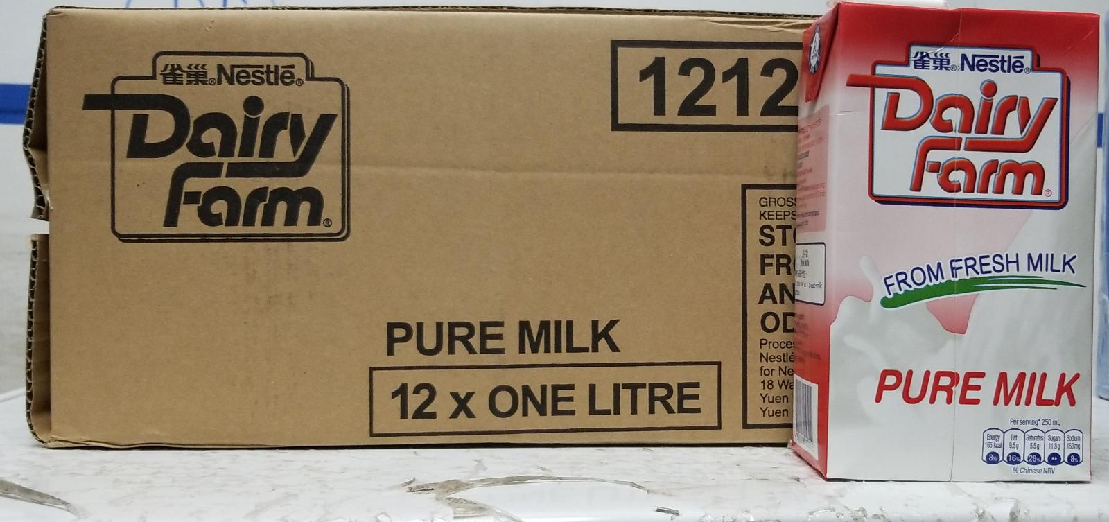 Nestle DairyFarm Pure Milk 1 Carton (12Pack)