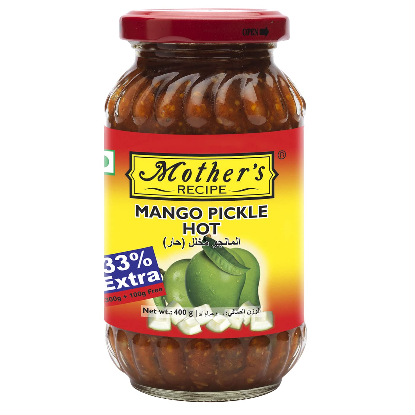 Mothers Recipe Mango Pickle Hot 500GM